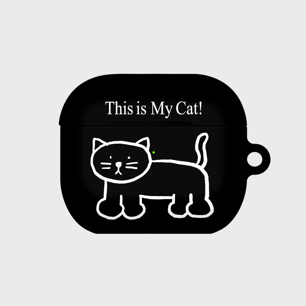 THIS IS MY CAT-BLACK(에어팟3-하드)